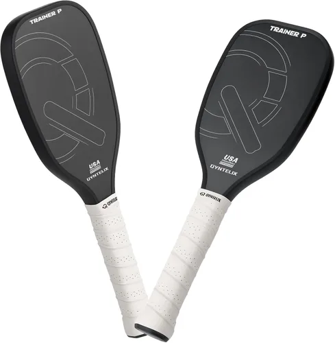 Paleta de entrenamiento de pickleball - Paleta de práctica de entrenador de pickleball aprobada por USAPA, pintura de partículas de fibra de carbono