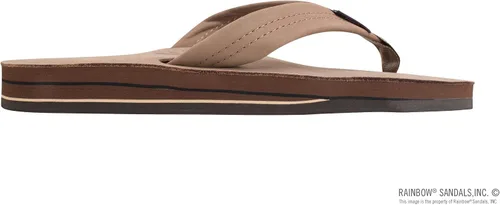Miniatura 4 de Rainbow Sandals Sandalias de cuero premium de doble capa para mujer con soporte de arco