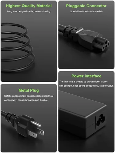 Miniatura 5 de Cargador de 65W Compatible con Dell Inspiron-15 14 13 11 16 17 5000 3000 7000 Serie 7506 5570 3593 Latitude 3510 3520 3310 3440 XPS 13 12 11 Vostro