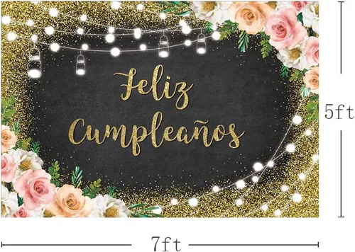 Miniatura 3 de MEHOFOND Fondo de Feliz CumpleañOs Fiesta Mexicana Feliz Cumpleaños Cinco De Mayo Taco Fondo de fotografía para niñas y mujeres Bday Party Pink