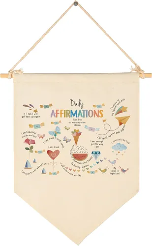 Miniatura 52 de Fomenta - Regalos de Decoración de Pared para Guardería, Aula, Sala de Juegos, Dormitorio, Puerta Principal, Bandera de Mentalidad de Crecimiento