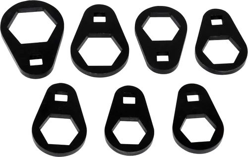 Miniatura 2 de Lisle 40600 Juego de llaves de filtro con compensación negra, 7 piezas