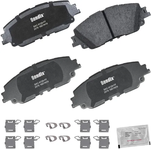 Miniatura 235 de Pastillas de freno delanteras cerámicas Bendix Priority1 CFC2302 para Hyundai Elantra 2021, Sonata 2022-2020, Kia K5 2023-2021
