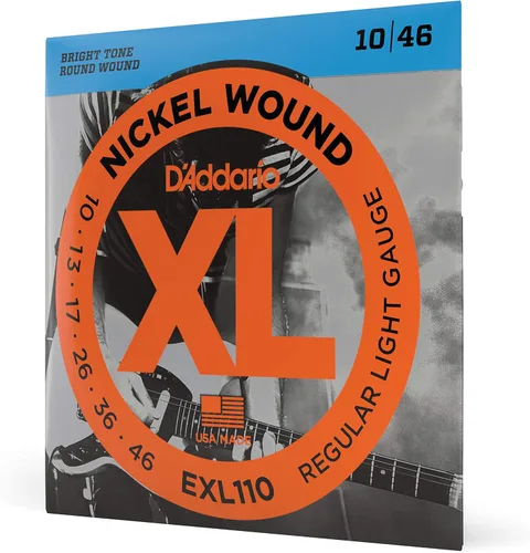 Miniatura 28 de D'Addario XL EXL115-10P - Cuerdas de níquel para guitarra eléctrica de 6 cuerdas, entonación perfecta, sensación consistente, durabilidad fiable