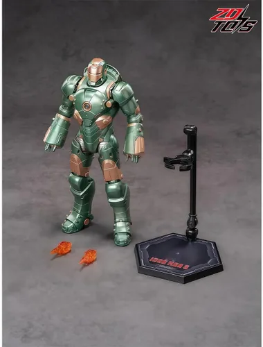 Miniatura 2 de ZD Toys Anniversary Series - Figura de acción de coleccionista de Iron Hero MK37 a escala 1/10