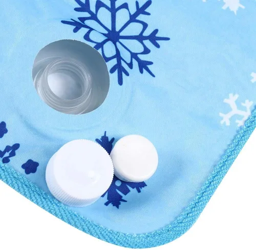 Miniatura 8 de Almohada fresca, cojín fresco, bolsas de hielo de gel reutilizables con polvo de cristal de hielo, alfombrilla de enfriamiento de verano, cojín