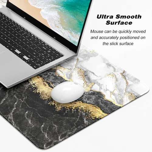 Miniatura 3 de Alfombrilla de mouse grande extendida, XXL para juegos de 31.5 x 15.7 pulgadas, alfombrilla de escritorio para teclado de computadora grande