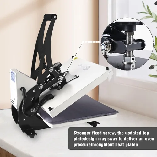 Miniatura 2 de ColorSub Prensa térmica de 15 x 15 pulgadas, máquina de prensa térmica de calidad industrial con cajón deslizante, máquina de prensa de calor