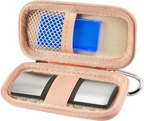Funda para monitor cardíaco compatible con AliveCor Kardia Mobile ECG/para KardiaMobile 6L para dispositivos Apple y Android, solo funda (rosa)