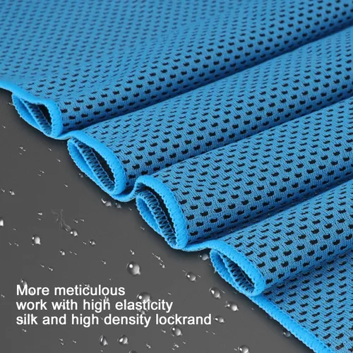 Miniatura 4 de Paquete de 40 toallas de enfriamiento de 40 x 12 pulgadas, toallas frescas a granel de 5.64 oz/m², suaves, transpirables, superabsorbentes, toalla