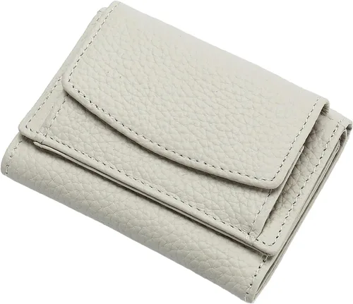 Miniatura 8 de Mini cartera unisex con bloqueo RFID con bolsa para monedas, bolsillo organizador de fraude de tarjetas de crédito, plegable, delgado y compacto