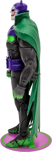 Miniatura 7 de McFarlane Toys - DC Multiverse Batman White Knight (Jokerized), figura de acción de 7 pulgadas, etiqueta dorada