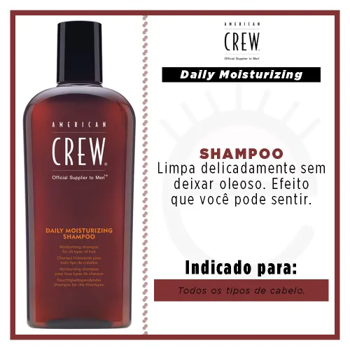 Miniatura 2 de American Crew - Champú hidratante para cabello graso, 8.4 onzas líquidas para hombre