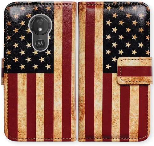 Miniatura 19 de Bcov Funda para Moto G7 Power/Moto G7 Supra, Colorida Libélula Funda de Cuero Flip Funda con Ranura para Tarjeta Titular Kickstand para Motorola