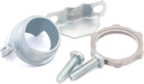 Miniatura 5 de 12 unids 1/2 pulgada tipo abrazadera conectores de cable para conducto metálico proteger cables plata-zinc