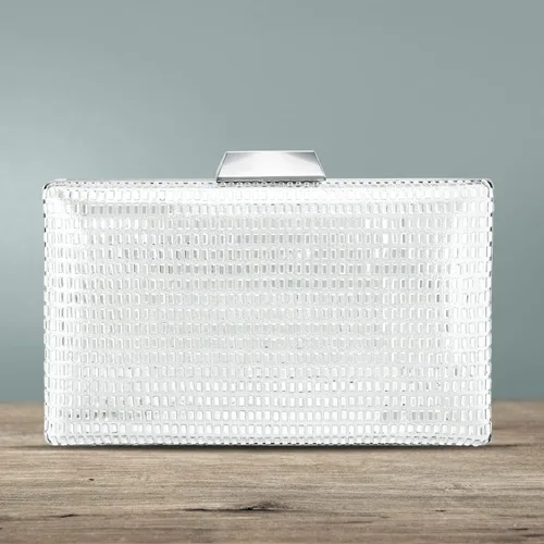 Miniatura 7 de Aheli Clutch Purses Gift for Women Wedding Handmade Evening Handbags Party Bridal Clutch