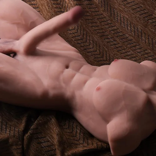 Miniatura 5 de Muñeca sexual masculina para mujeres con consolador enorme flexible de 8 pulgadas, muñecas sexuales realistas 3D de hombres musculosos adultos