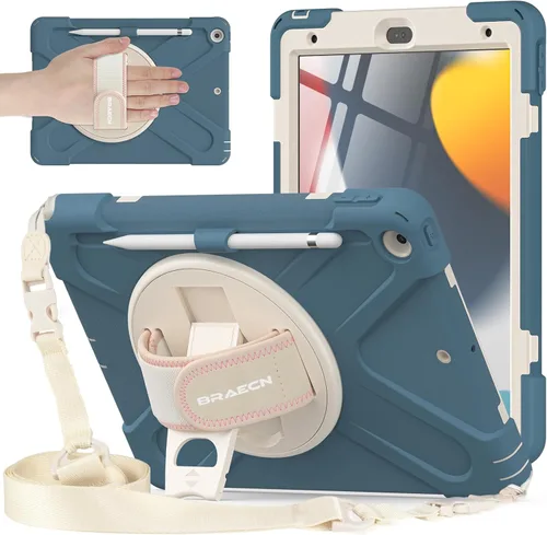 Miniatura 10 de BRAECNstock - Funda para Apple iPad de 9ª/8ª/7ª generación, de 10.2" 2021/2020/2019, funda protectora a prueba de golpes para iPad de 10.2 pulgadas