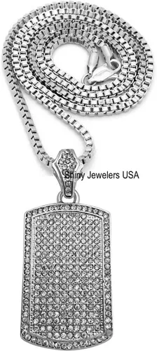 Miniatura 5 de Collar de cadena cubana para hombre, diseño de hip hop, plata u oro, collar de cadena de identificación