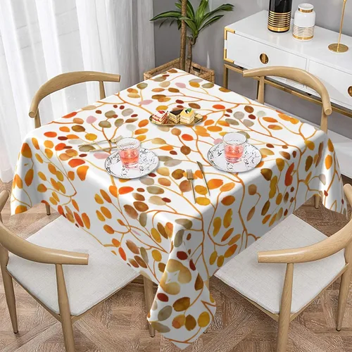 Miniatura 12 de BETGINY 4th of July Tablecloth Square 60x60 Inch,White Red Blue Patriotic Stars Table Cloth,Stain Resistance Polyester American Independence Day