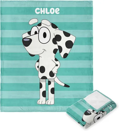 Miniatura 19 de Northwest Manta Bluey con tacto de seda, 46 x 60 pulgadas, Road Trip