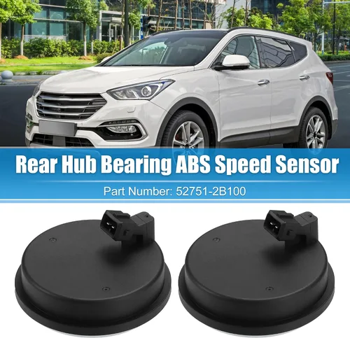 Miniatura 2 de X AUTOHAUX 2 unids Cojinete de cubo trasero ABS Sensor de velocidad para Hyundai Santa Fe para Hyundai Veracruz para Kia Sorento NO. 52750-2B100 2WD