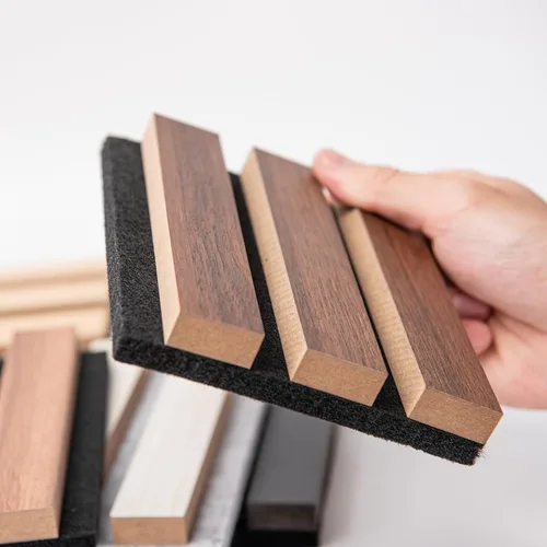 Miniatura 3 de Art3d Paneles acústicos de listones de madera para decoración elegante y reducción de ruido, panel texturizado 3D para techo y pared, paquete