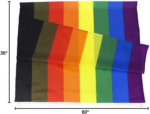 Miniatura 7 de Flaglink Bandera del Orgullo de Filadelfia de 3 x 5 pies – Bandera de arco iris del orgullo gay de Filadelfi