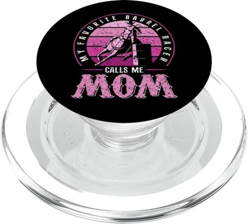Miniatura 7 de My Favorite Barrel Racer Calls Me Mom Rodeo Barrel Racing PopSockets PopGrip intercambiables