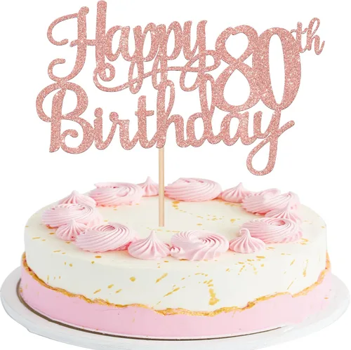Miniatura 12 de 1 pieza de decoración de pastel de feliz 6º cumpleaños con purpurina para 6 años, palillo de pastel número 6, fabulosa decoración de pasteles