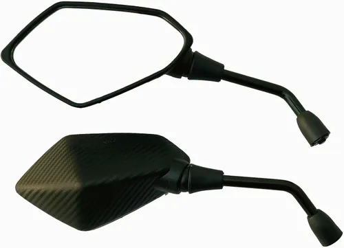 Miniatura 3 de Black Fiber Rear View Mirrors Compatible for 2019 Yamaha MT-03