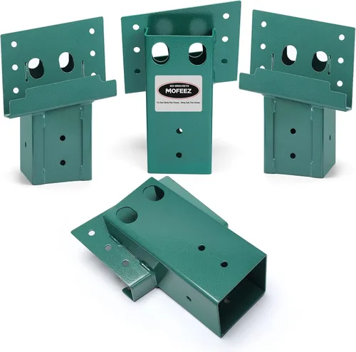 Miniatura 10 de Mofeez Soportes de Ángulo Compuesto para Exteriores 4x4 para Puestos de Caza de Venados, Casetas de Caza, Refugio de Tiro (Juego de 8)
