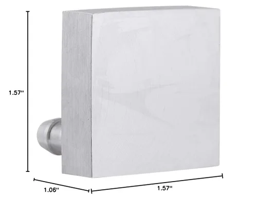 Miniatura 10 de Cabezal de refrigeración por agua para computadora, bloque de aluminio de refrigeración por agua de 1.575 x 1.575 in para radiador de CPU, disipador