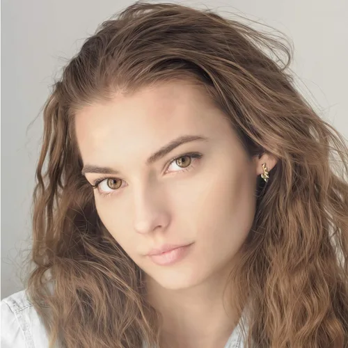Miniatura 3 de VACRONA - Aretes tipo arracadas para mujer, chapados en oro de 14 quilates, diseño de aro de arracada