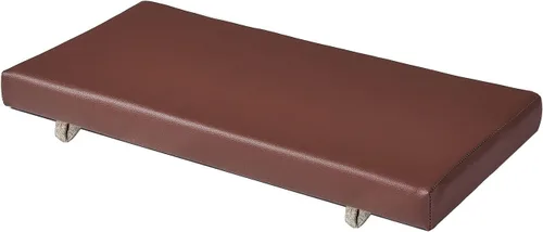 Miniatura 8 de SAMTY Cojines de banco de piano de piel sintética con lazos para almacenamiento de zapatos en interiores, asiento de ventana, asiento de patio