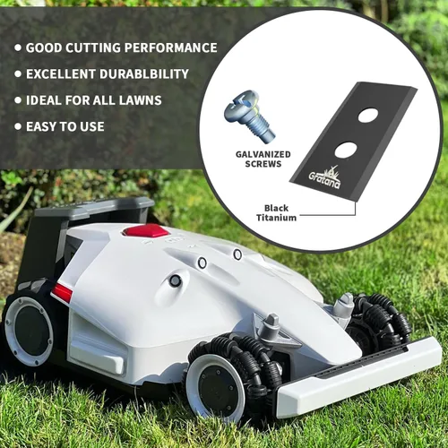 Miniatura 2 de Cuchilla robótica para cortacésped (40, para Luba - doble agujero) para cuchillas de repuesto Mammotion Endurance, cortacésped robótico, compatible
