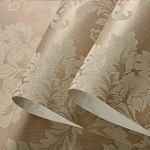 Miniatura 8 de Q QIHANG Papel tapiz de damasco en relieve 3D de 1.73 pies de ancho x 32.8 pulgadas de largo, estilo europeo, moderno, minimalista, para dormitorio