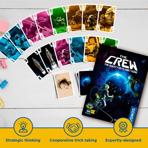 Miniatura 6 de THAMES & KOSMOS The Crew - Quest for Planet Nine Juego de cartas Ganador del Kennerspiel des Jahres Cooperativo 3-5 jugadores A partir