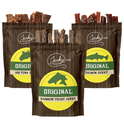 Miniatura 5 de Carne seca de atún Ahi original totalmente natural, aperitivo de alta proteína capturado en la naturaleza, cecina gourmet de mariscos en lotes