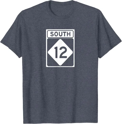 Miniatura 97 de Highway 12 South NC Outer Banks North Carolina Hwy - Camiseta, Negro, S