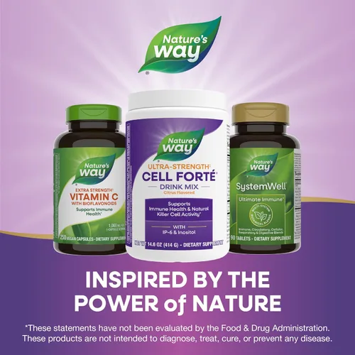 Miniatura 7 de Nature's Way Ultra Strength (1) Cell Forté Drink Mix, IP-6 y suplemento en polvo de inositol, apoya la salud inmunológica y la actividad natural