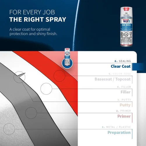 Miniatura 5 de USC Spraymax 2K Aerosol Transparente Glamour De Alto Brillo