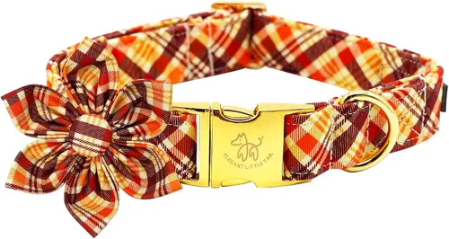 Miniatura 38 de Elegant little tail Collar de perro de San Patricio con flor, collares de perro con flores, trébol verde, regalo para mascotas, collares ajustables