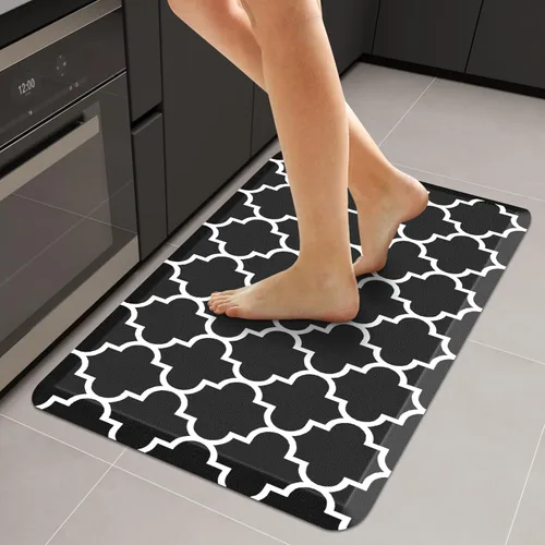Miniatura 33 de WISELIFE - Tapete antifatiga para piso de 4/5 pulgadas, tapete de cocina antideslizante, impermeable, resistente, ergonómico, cómodo, duradero