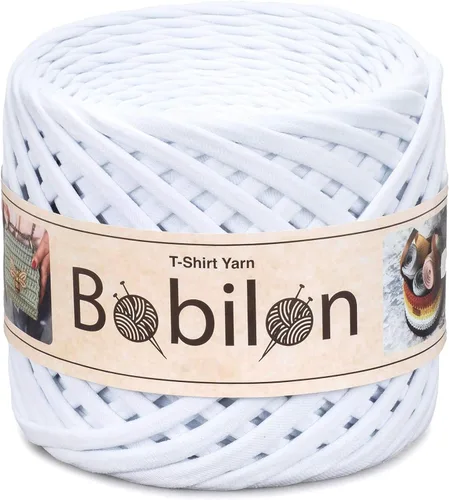 Miniatura 53 de Hilo de Camiseta de Algodón 7-9 mm (0.276-0.354 in) para Ganchillo, Tejido, Macramé, Manualidades DIY – Jersey Soft Ribbon, Fettuccini Zpagetti