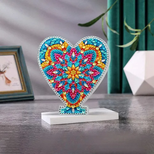 Miniatura 33 de YOYA Letras de Artesanía de Madera con Arte de Diamantes 5D de 6 Pulgadas para Decoración de Pared, Kits de Arte de Diamantes de Letras de A