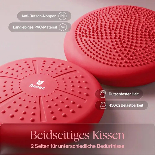 Miniatura 2 de Cojín Tambaleante Tumaz - Asiento Móvil para Mejorar la Postura al Sentarse y Mantenerse Concentrado para Niños con Necesidades Sensoriales, Disco