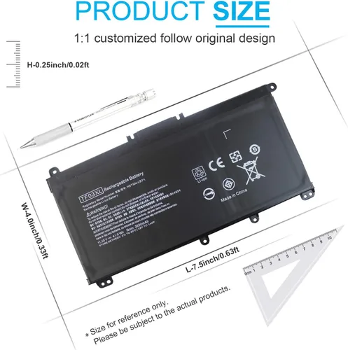Miniatura 3 de TF03XL 920070-855 920046-421 Batería para HP Pavilion 15-CC 15-CD 15-CC023CL 17-AR050WM 17-AR007CA 15-cc154cl 15-cc060wm 15-cc152od 15-cd152od