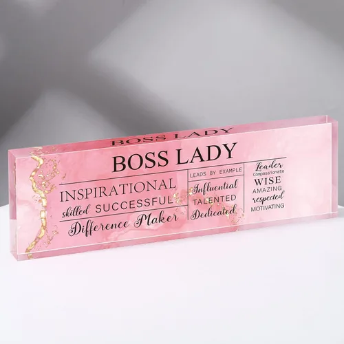 Miniatura 10 de Regalos de Navidad Pinkunn para Jefa con Citas Inspiradoras para Mujeres, Regalos de Oficina para Mujeres, Decoración de Oficina de Jefa