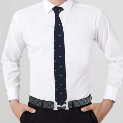 Miniatura 5 de AUSCUFFLINKS Corbatas deportivas y especiales Corbatas para hombres Lazos tejidos ajustados para el cuello Regalo para colega de trabajo